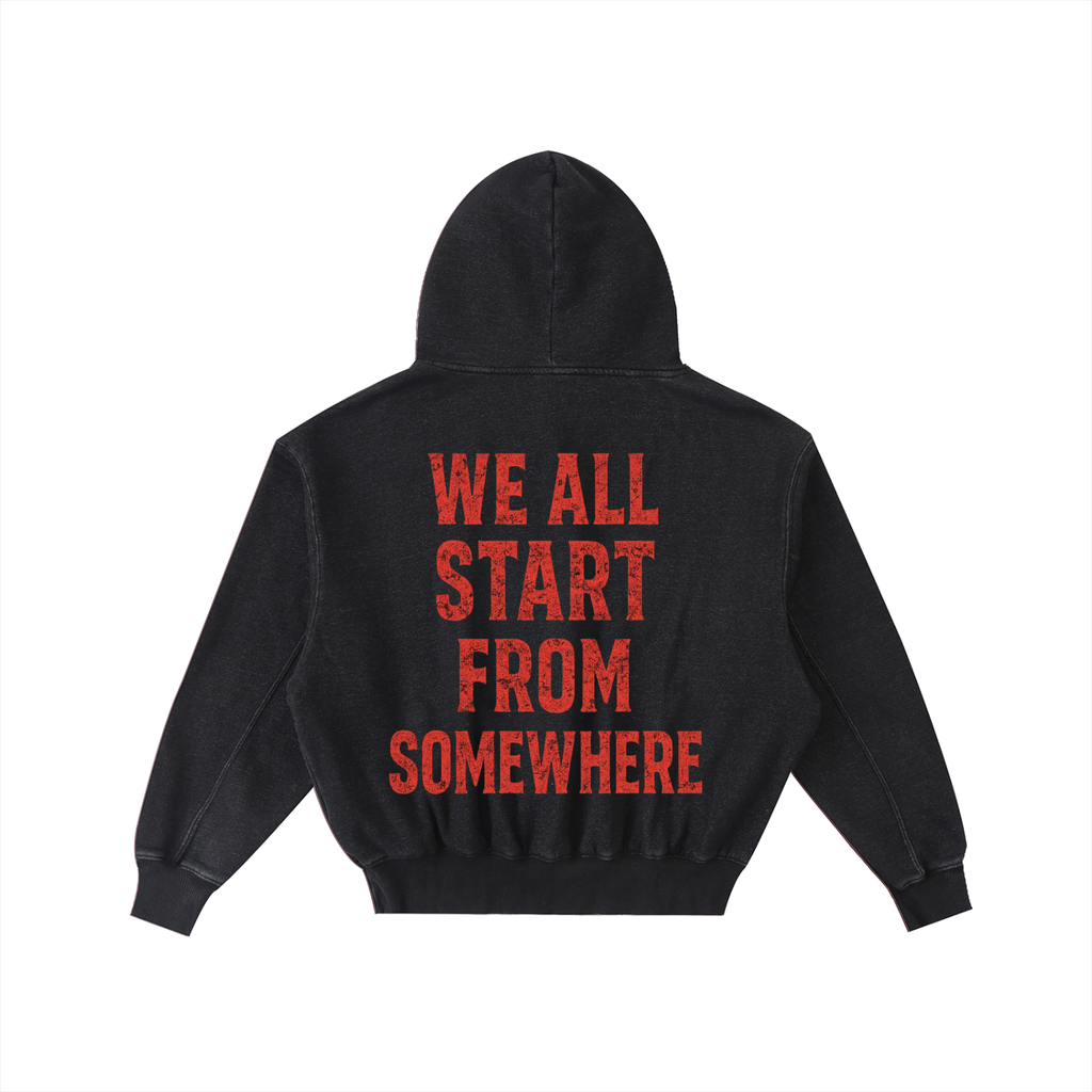 Washed S.T Fleece Hoodie