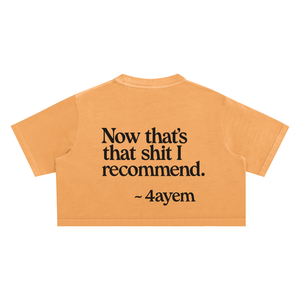 Self Love Crop Top