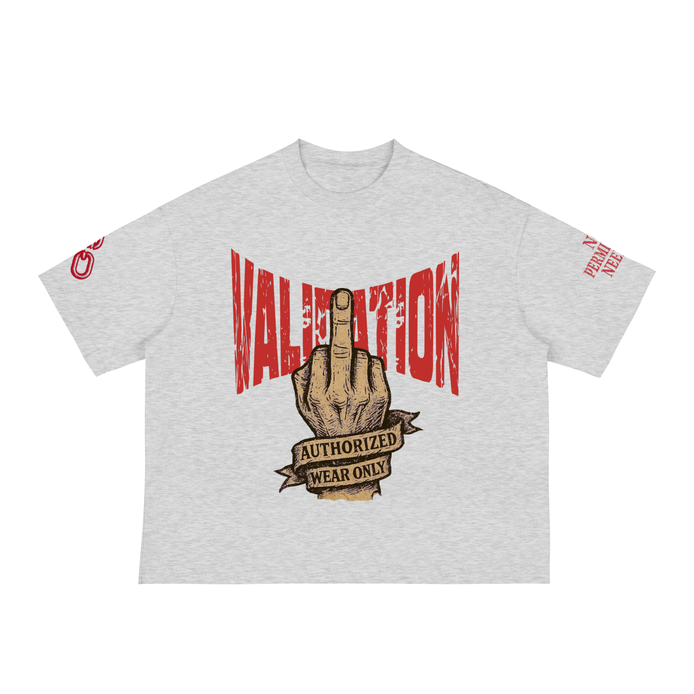 Fxxk Validation : Boxy Tee (RED)