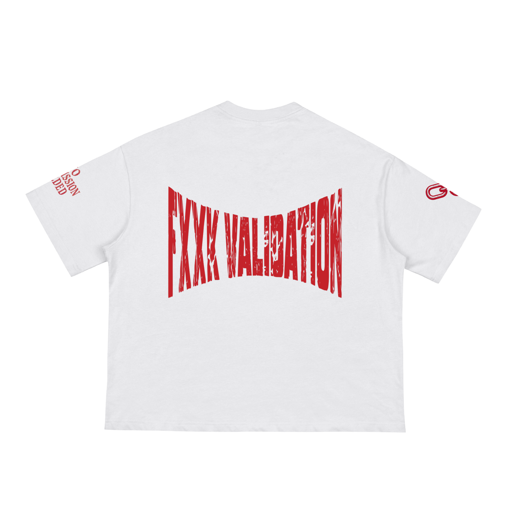 Fxxk Validation : Boxy Tee (RED)
