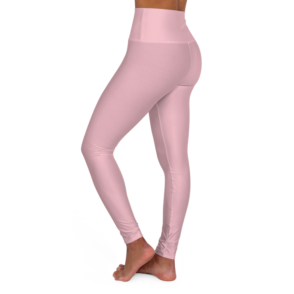 Blush Pink High Waisted Yoga Pants (Start Theory)