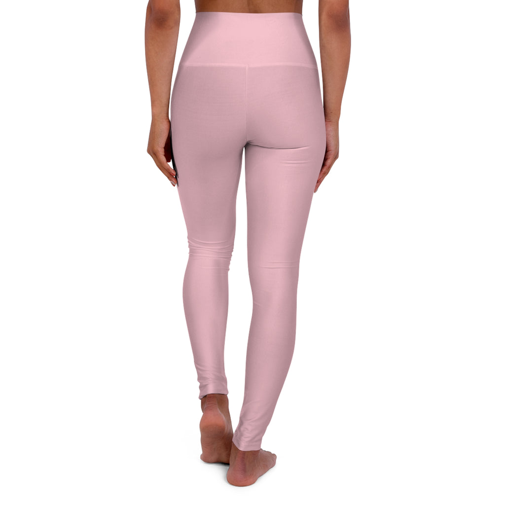 Blush Pink High Waisted Yoga Pants (Start Theory)