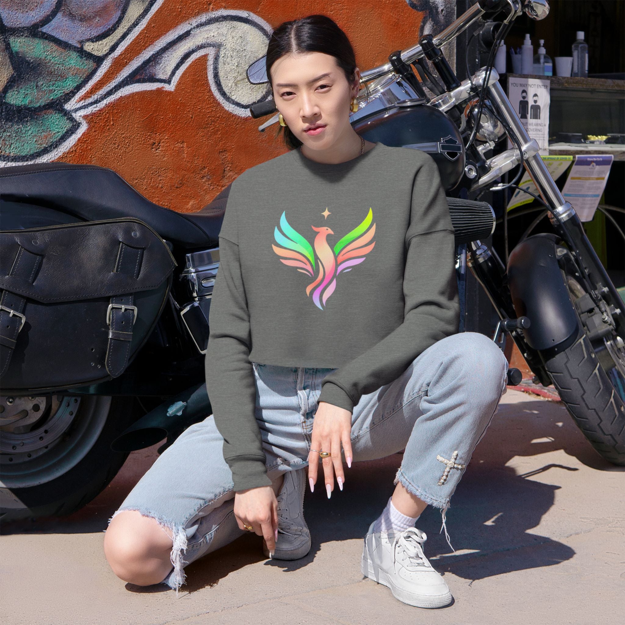 Start Theory Cropped Sweatshirt