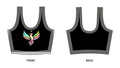 Black ST Spring Yoga Athletic Bra