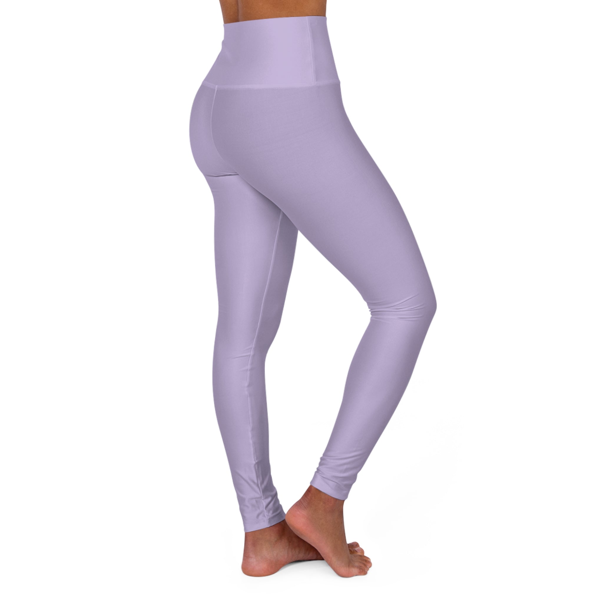 Lavender High Waisted Yoga Pants (Start Theory)