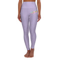 Lavender High Waisted Yoga Pants (Start Theory)