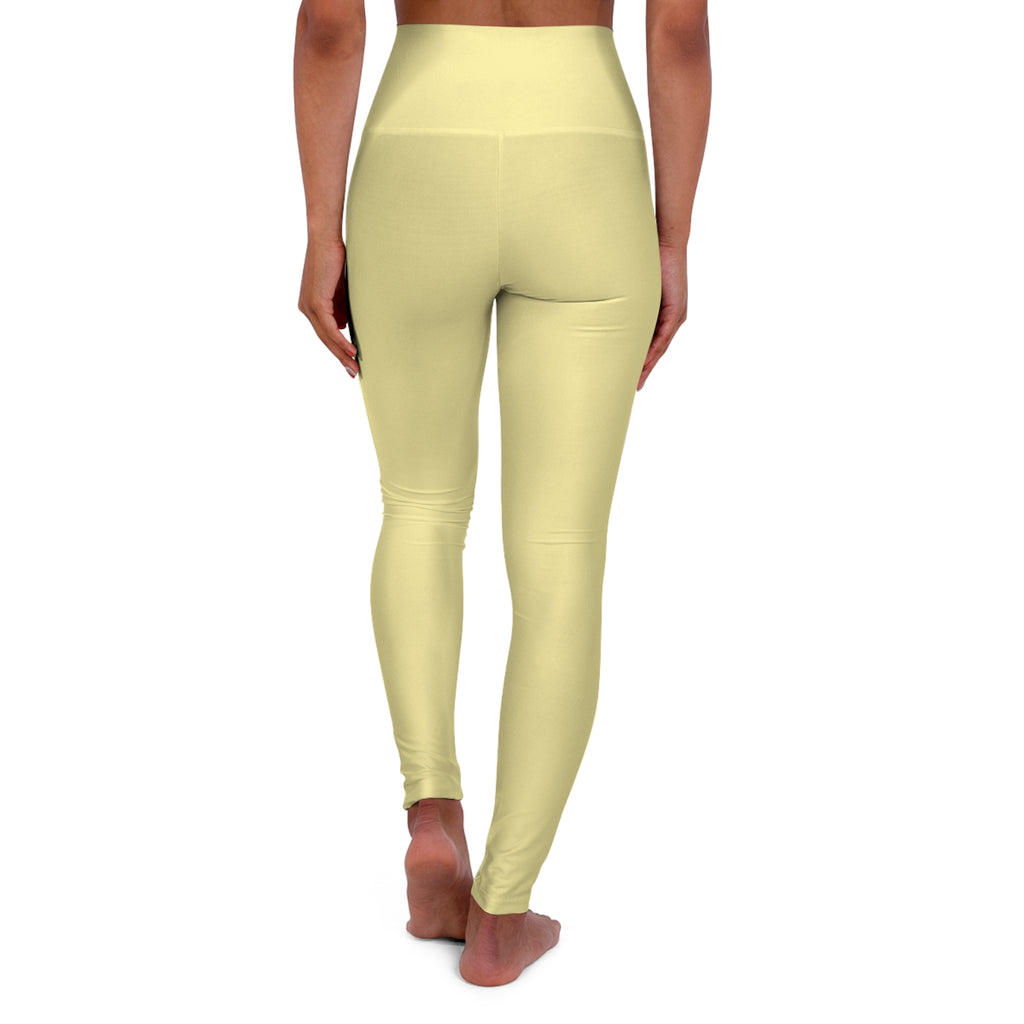 Yellow High Waisted Yoga Pants (Start Theory)