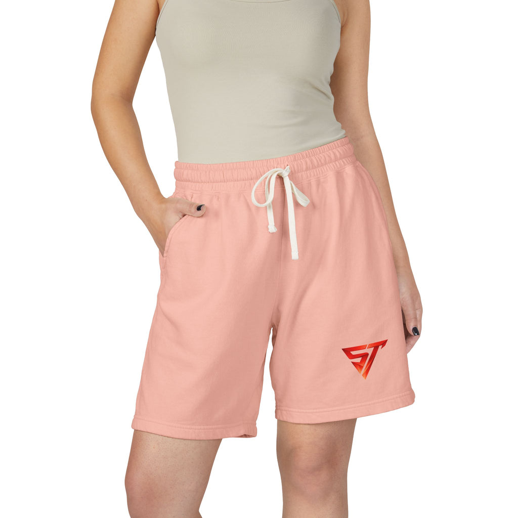 Unisex Garment-Dyed Lightweight Fleece Sweat Shorts
