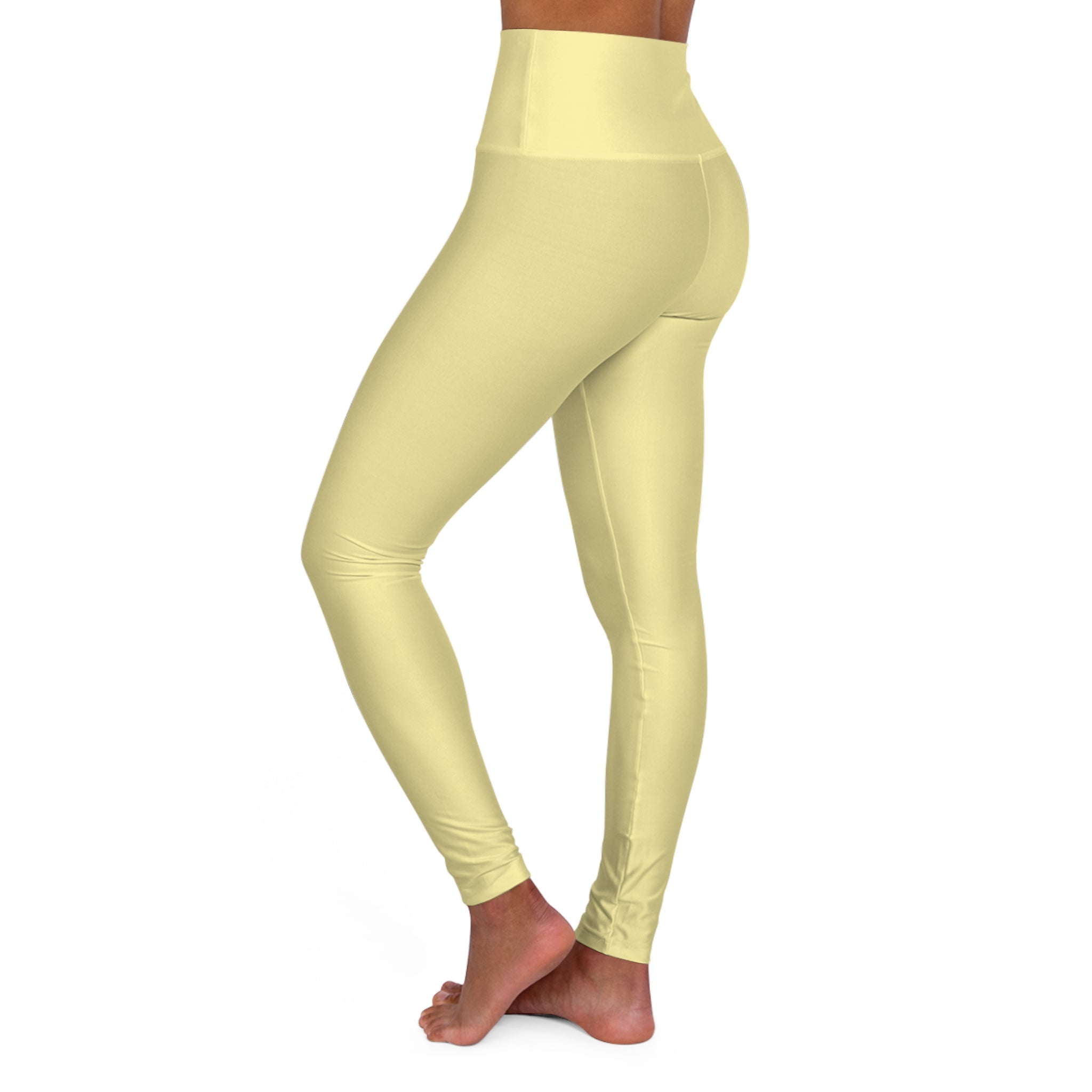 Yellow High Waisted Yoga Pants (Start Theory)