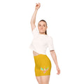 Yellow Biker Shorts