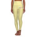 Yellow High Waisted Yoga Pants (Start Theory)