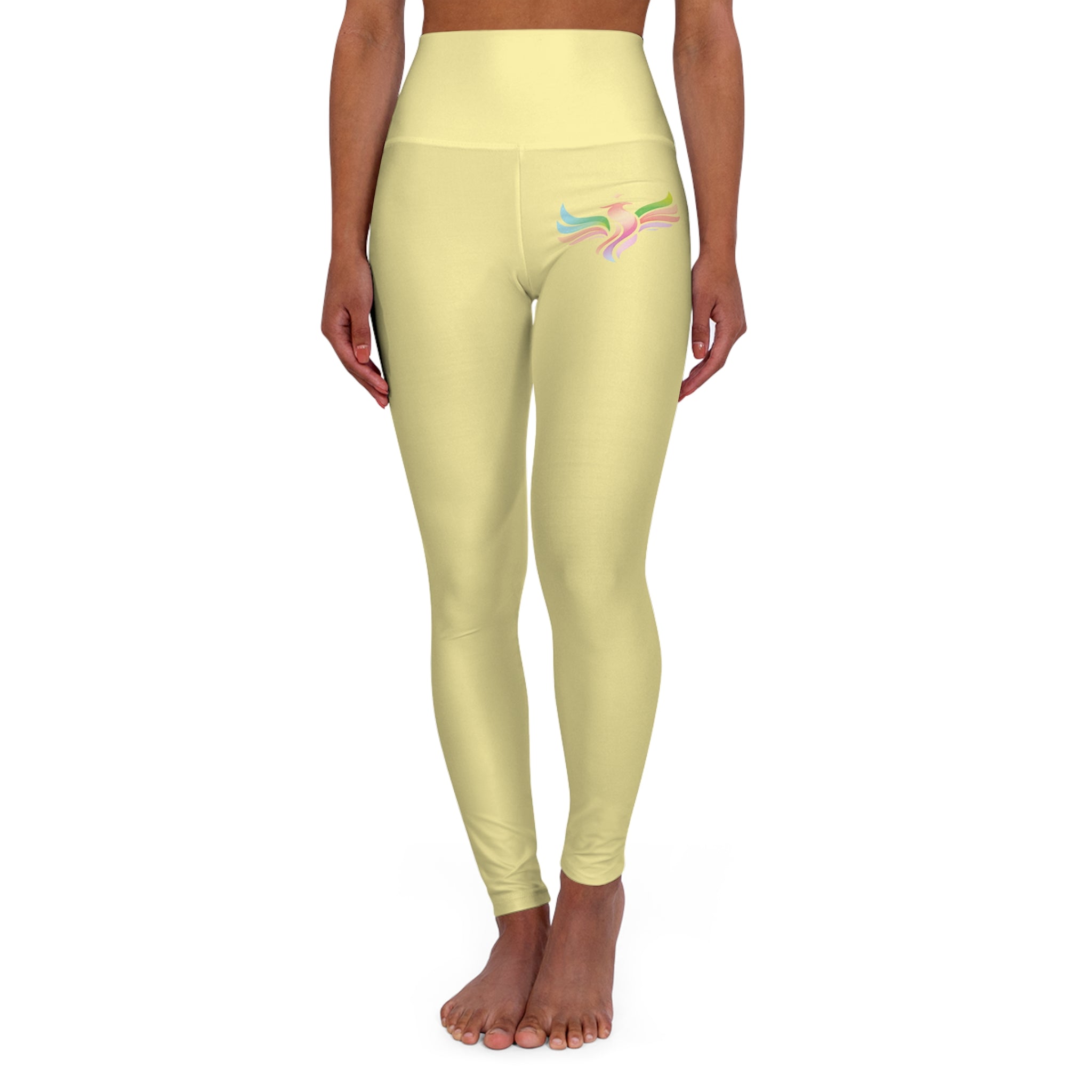 Yellow High Waisted Yoga Pants (Start Theory)