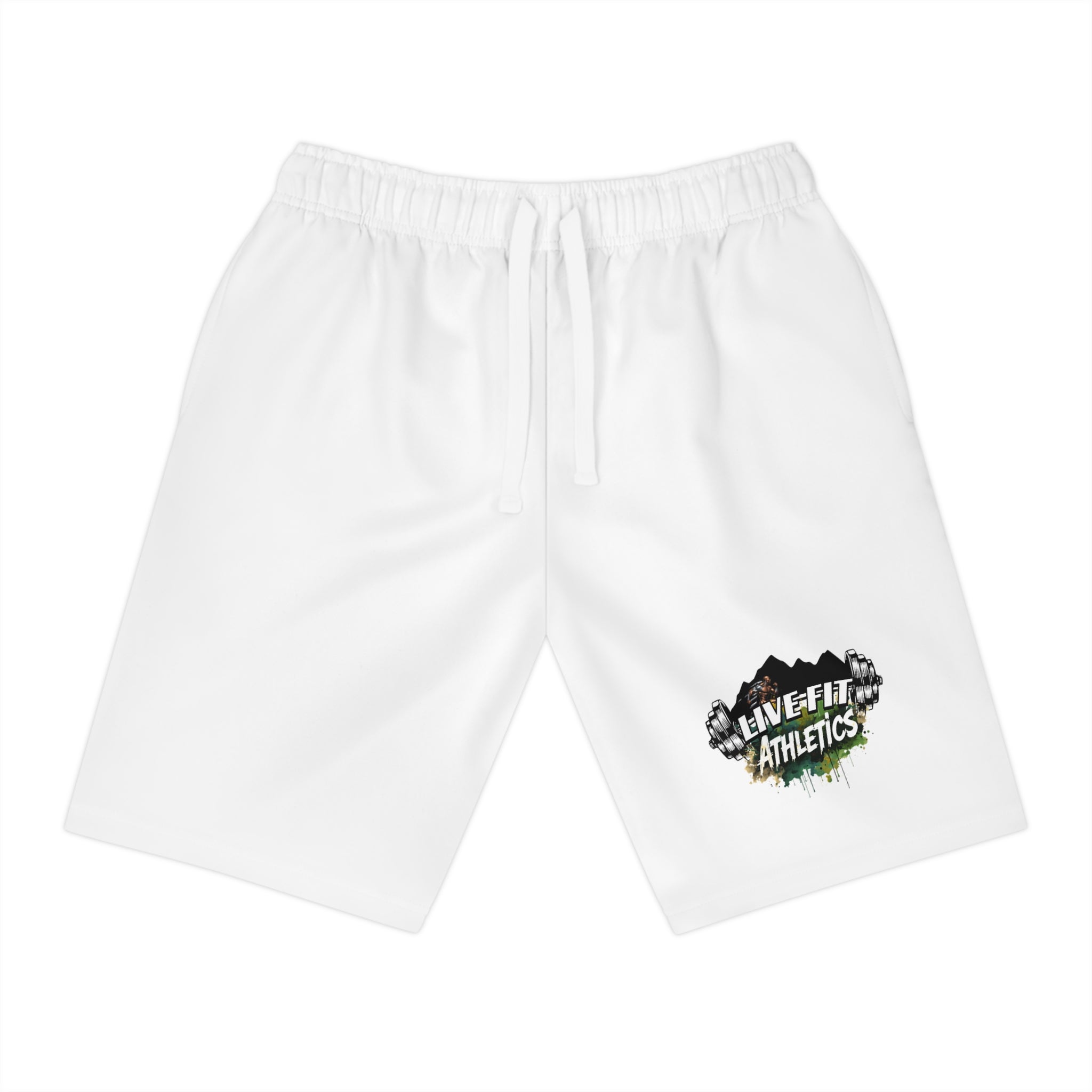 Athletic Long Shorts — Live Fit Athletics Graphic Training Shorts