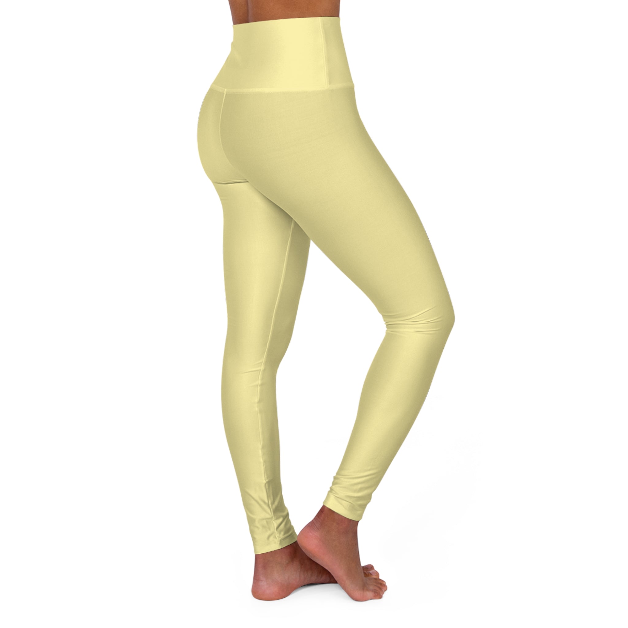 Yellow High Waisted Yoga Pants (Start Theory)