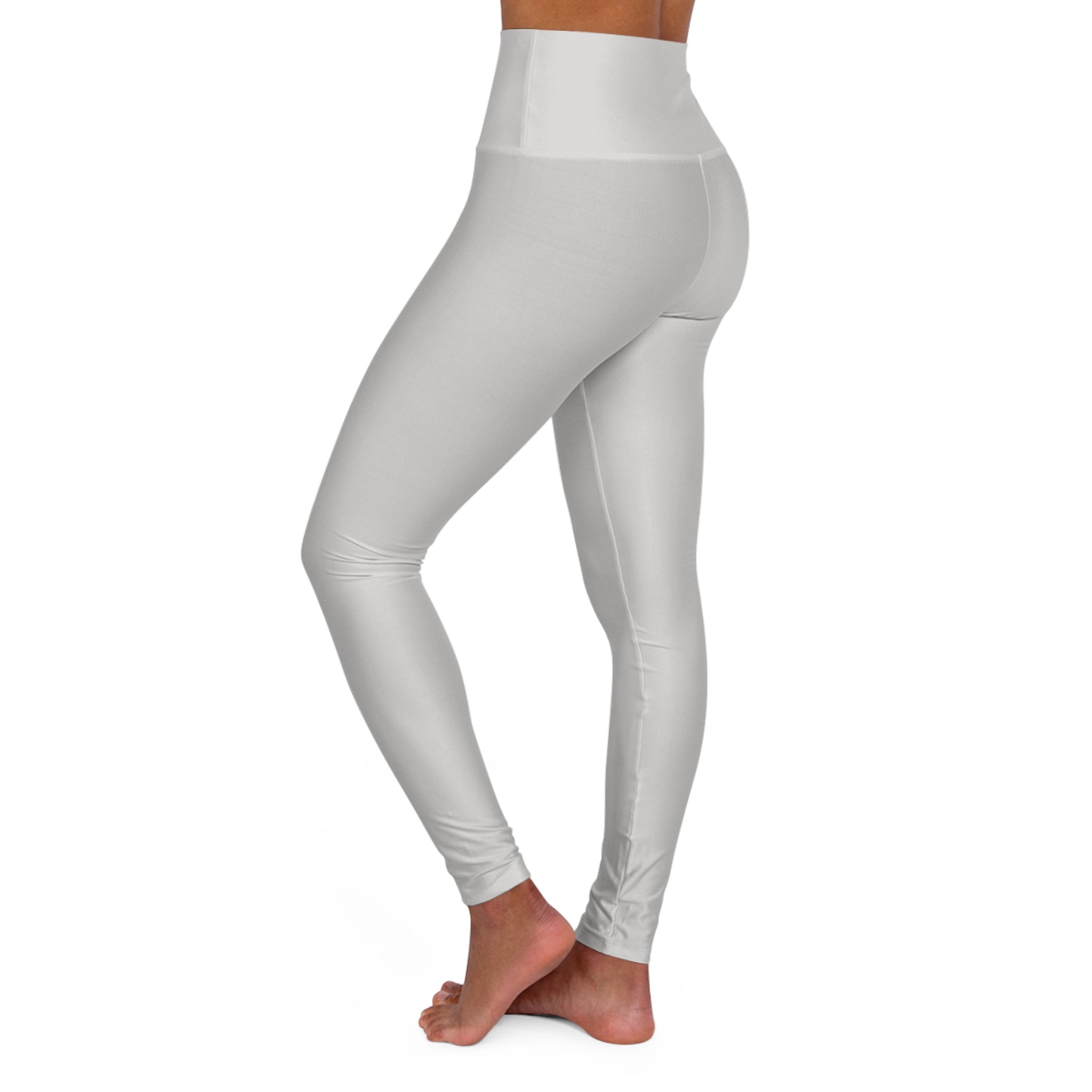 Grey High Waisted Yoga Pants (Start Theory)