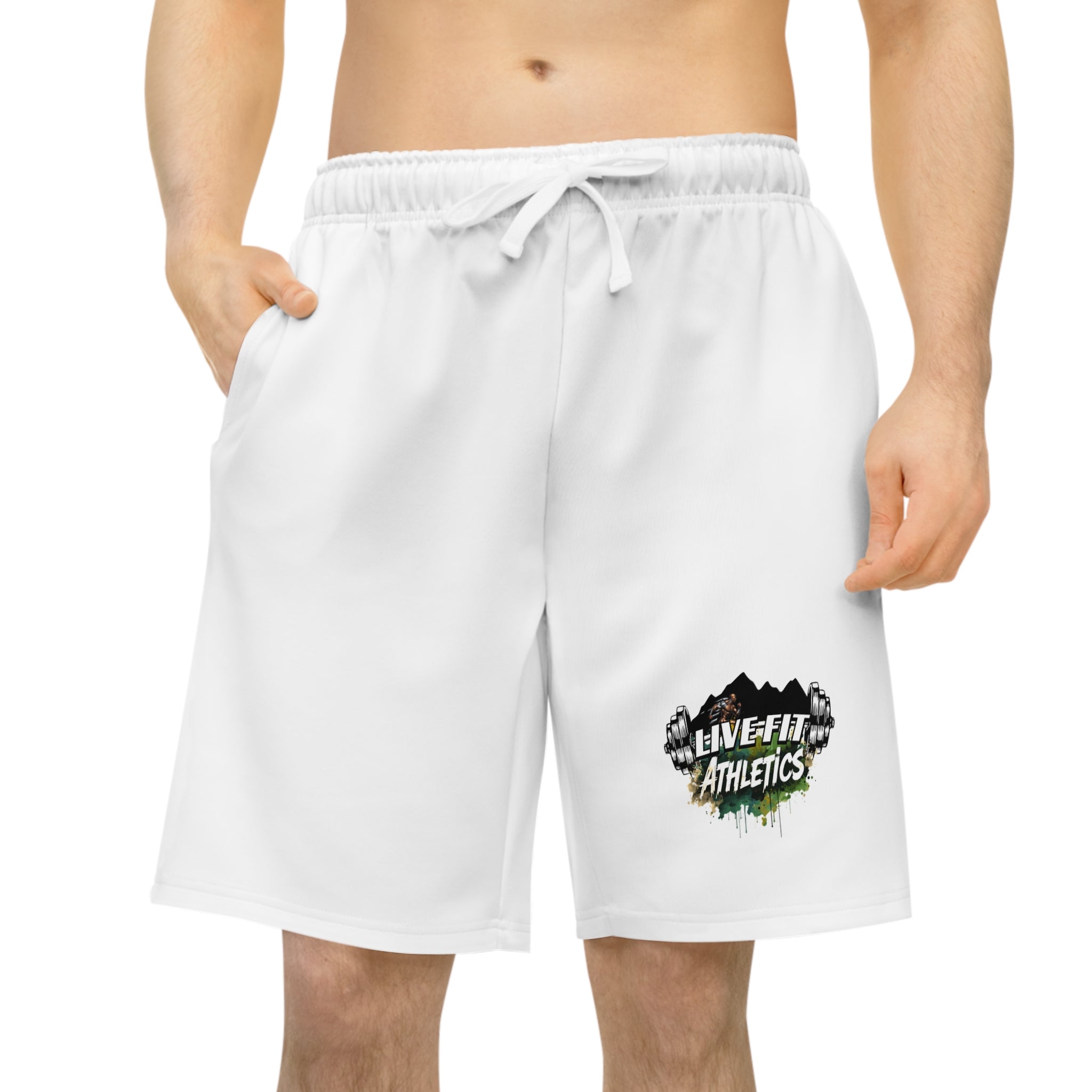 Athletic Long Shorts — Live Fit Athletics Graphic Training Shorts
