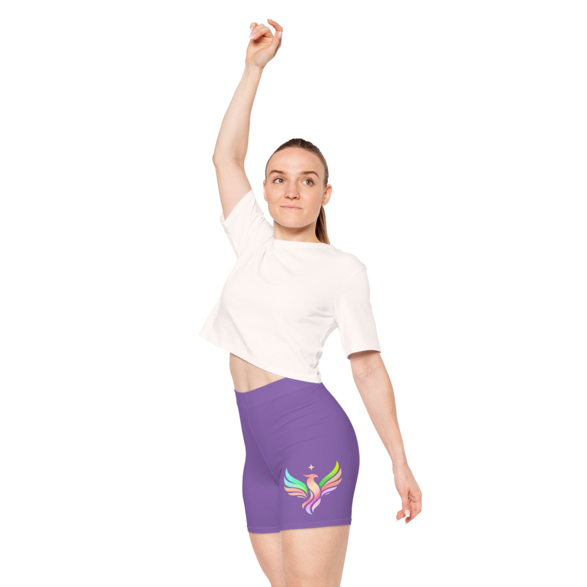 Purple Biker Shorts