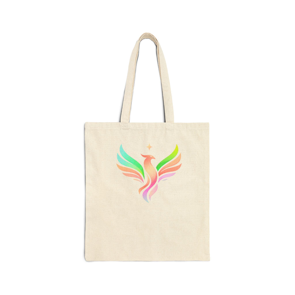 Start Theory Tote Bag — Colorful Inspirational Cotton Canvas Tote
