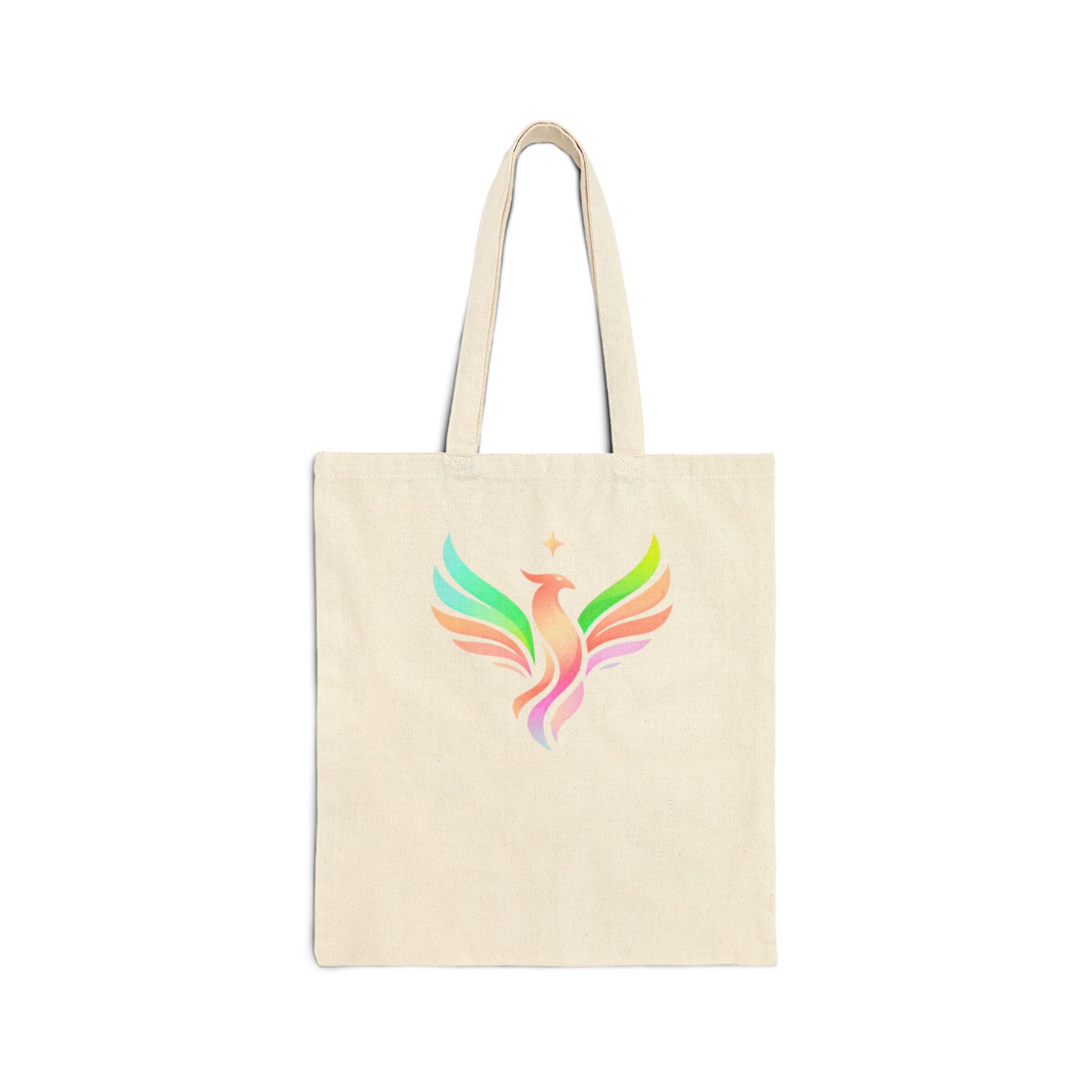 Start Theory Tote Bag — Colorful Inspirational Cotton Canvas Tote