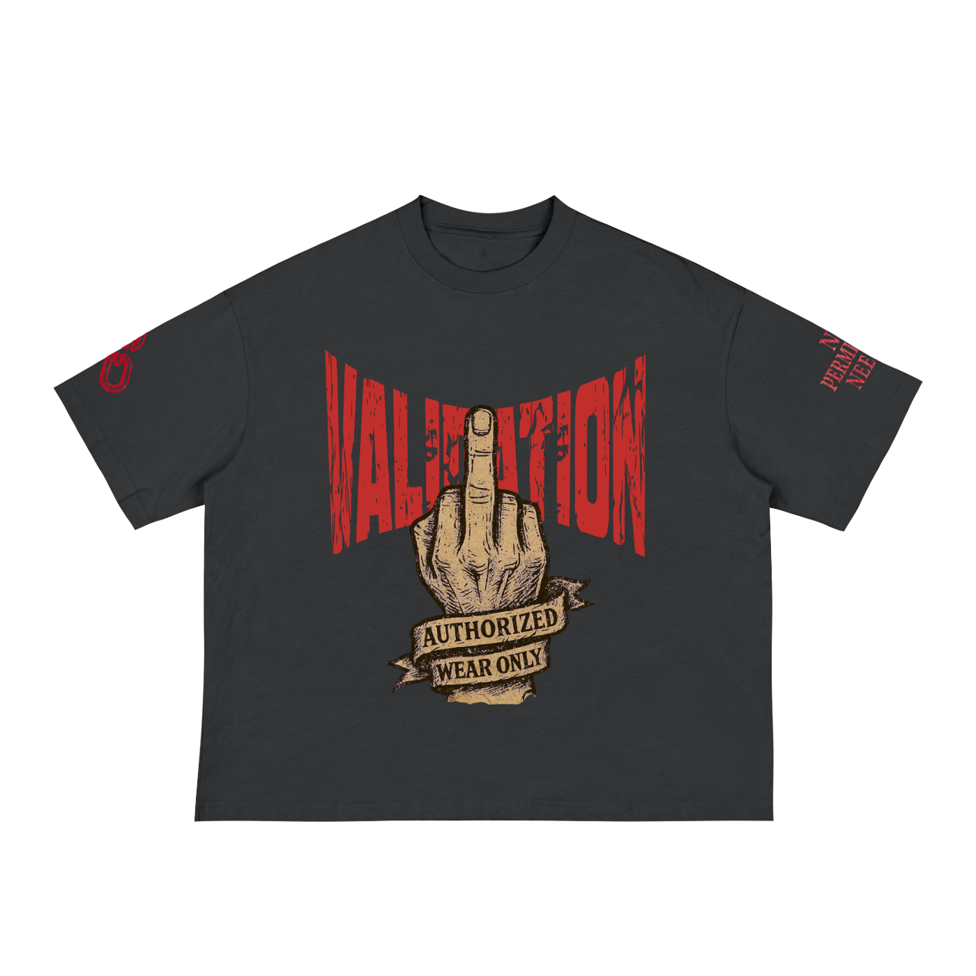 Fxxk Validation : Boxy Tee (RED)