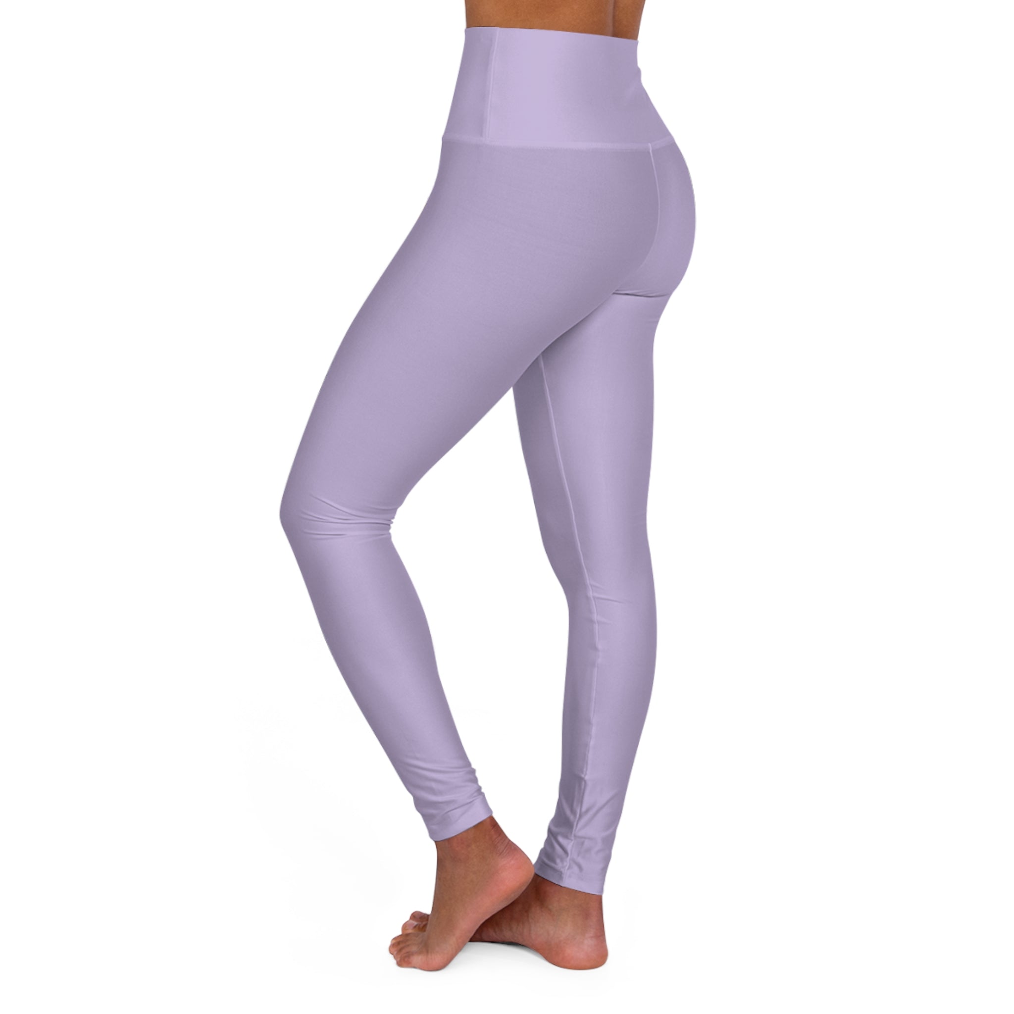 Lavender High Waisted Yoga Pants (Start Theory)