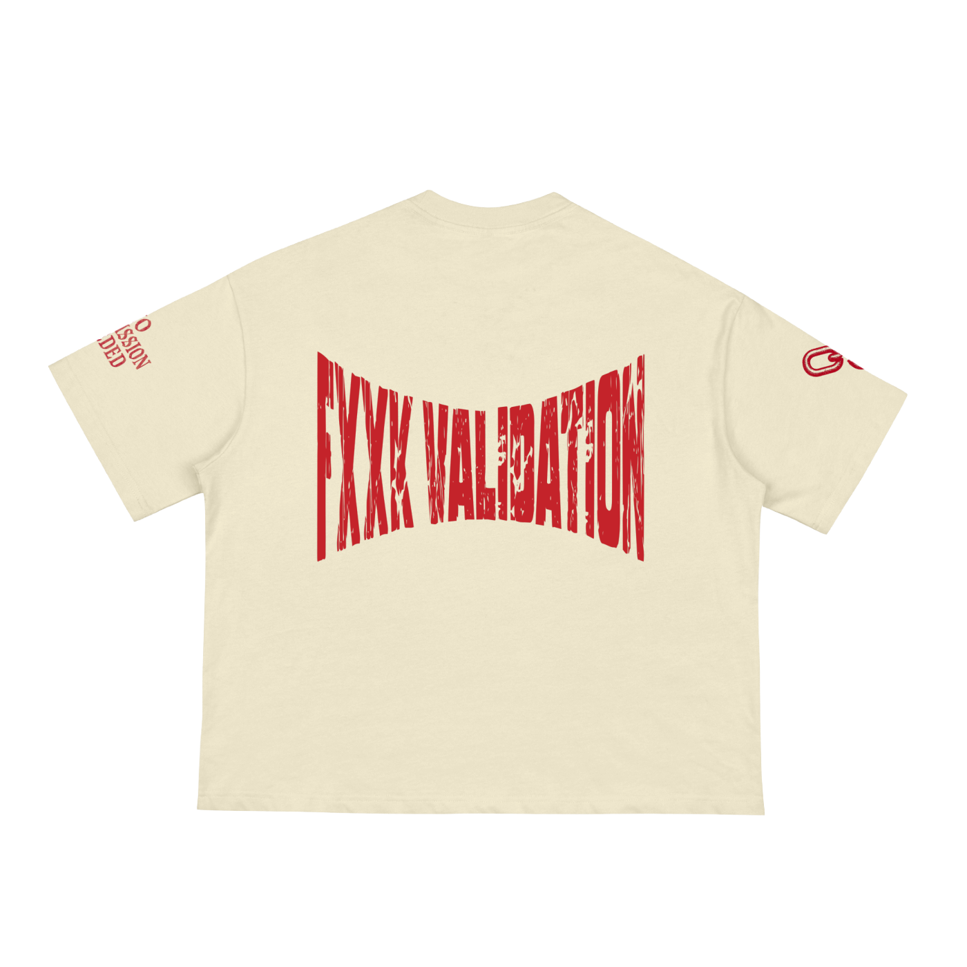 Fxxk Validation : Boxy Tee (RED)