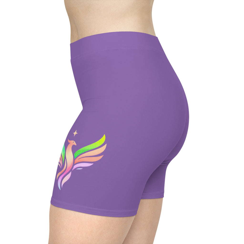 Purple Biker Shorts