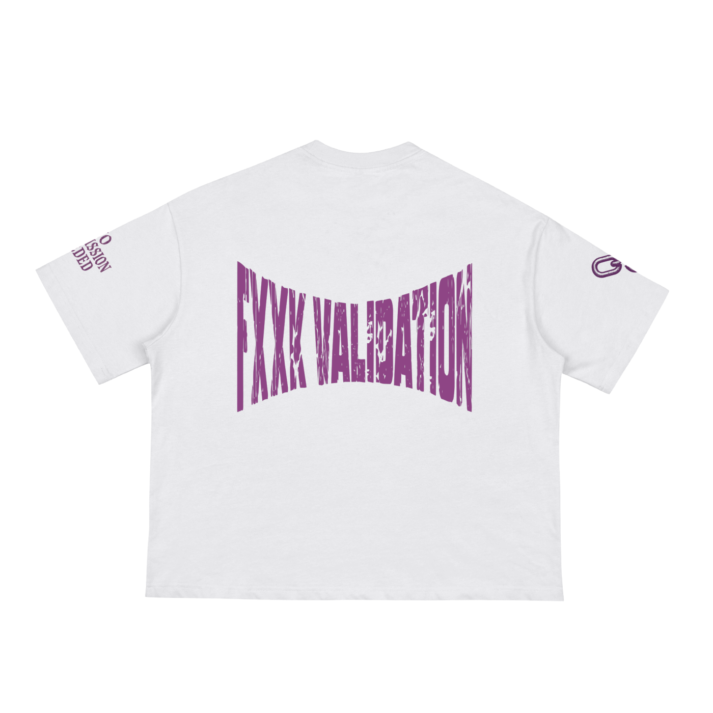 Fxxk Validation : Boxy Tee (PURPLE)