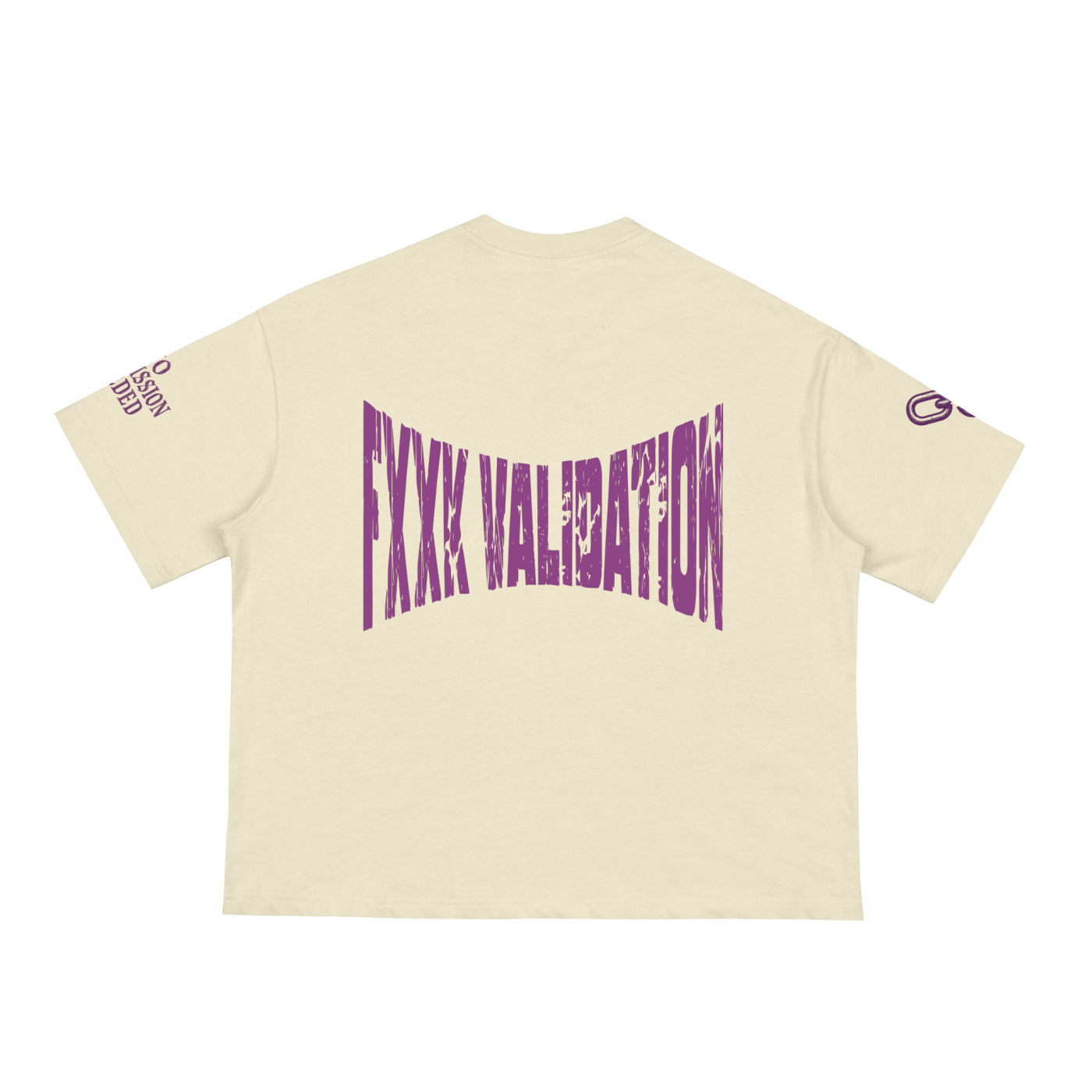 Fxxk Validation : Boxy Tee (PURPLE)