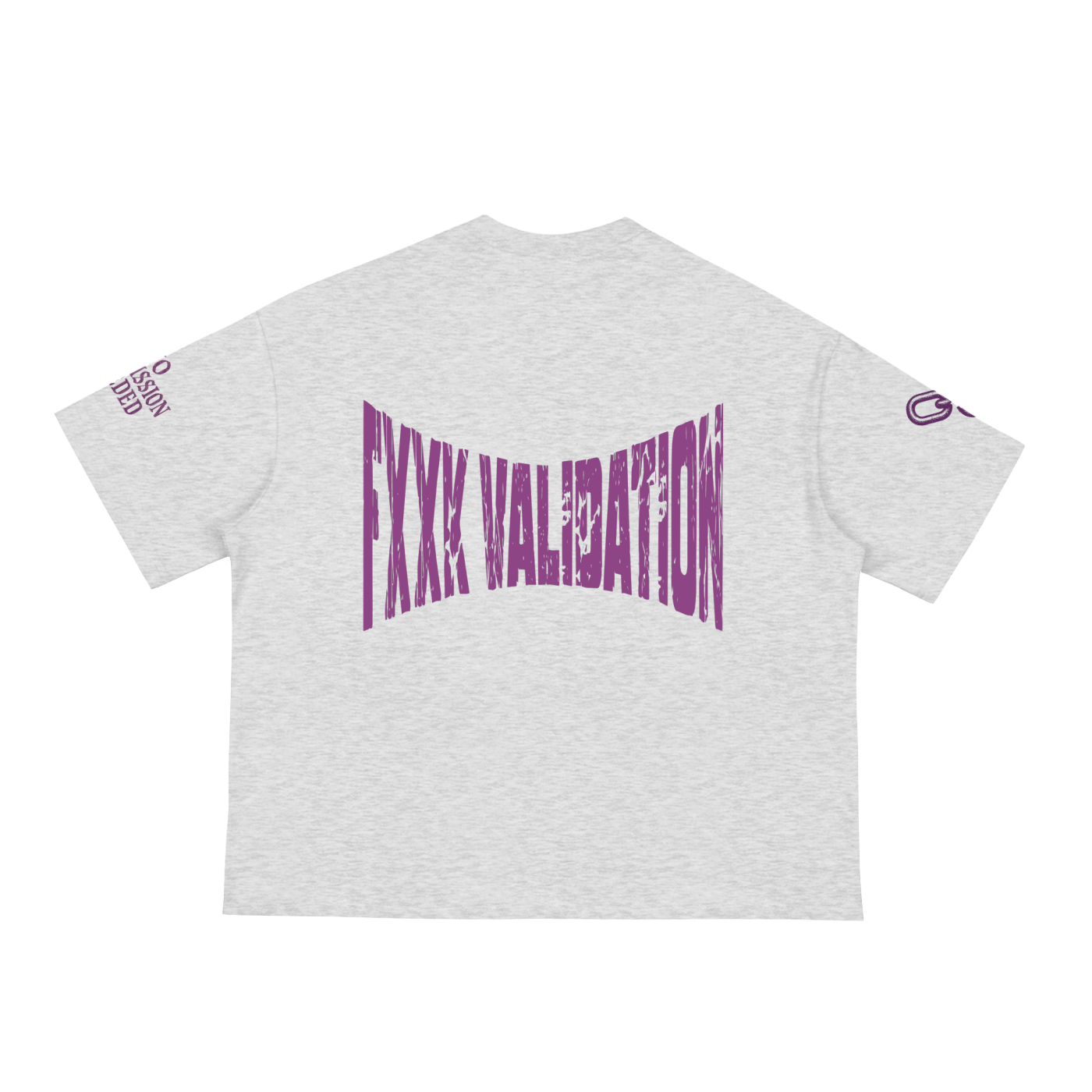 Fxxk Validation : Boxy Tee (PURPLE)