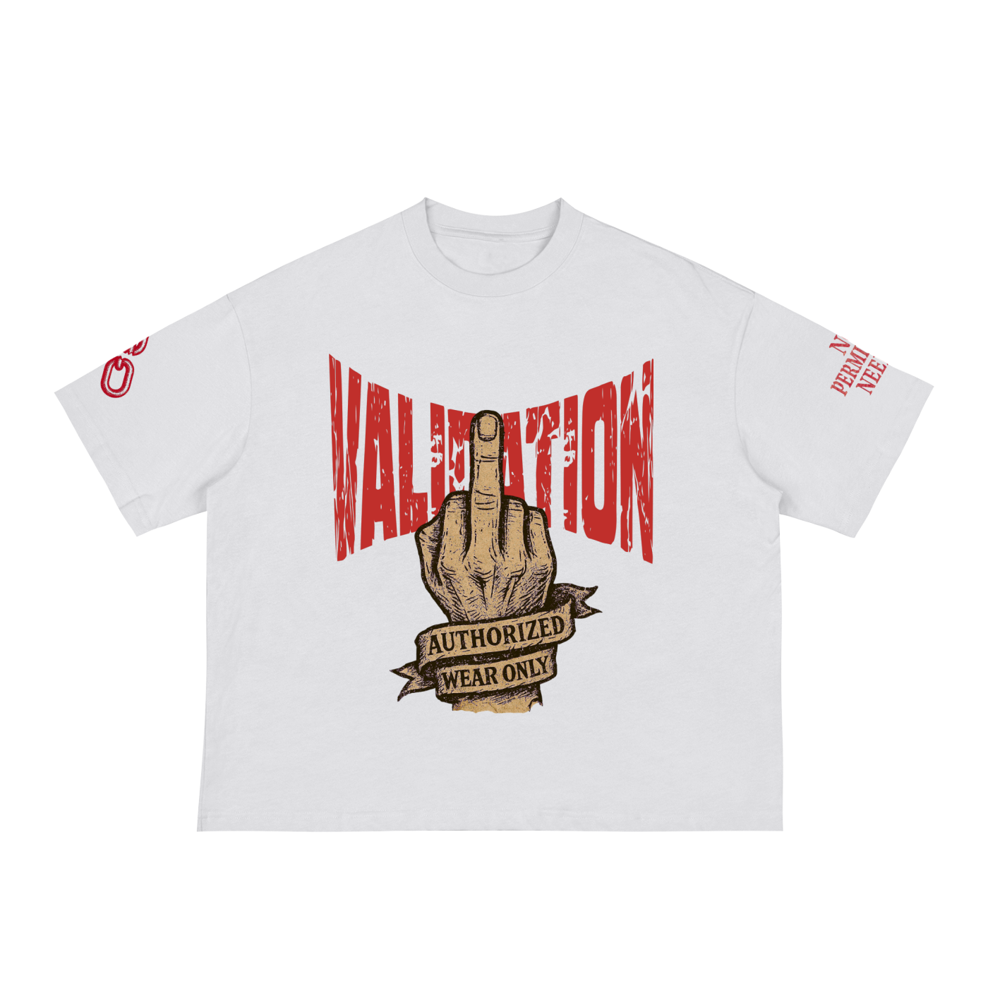 Fxxk Validation : Boxy Tee (RED)