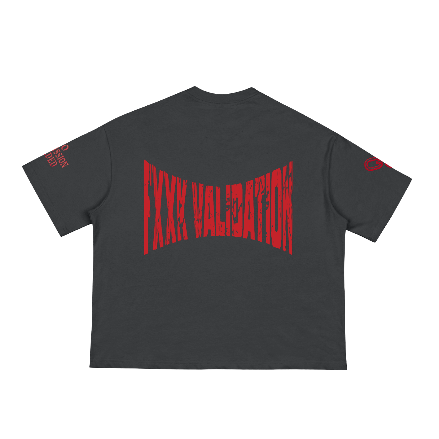 Fxxk Validation : Boxy Tee (RED)