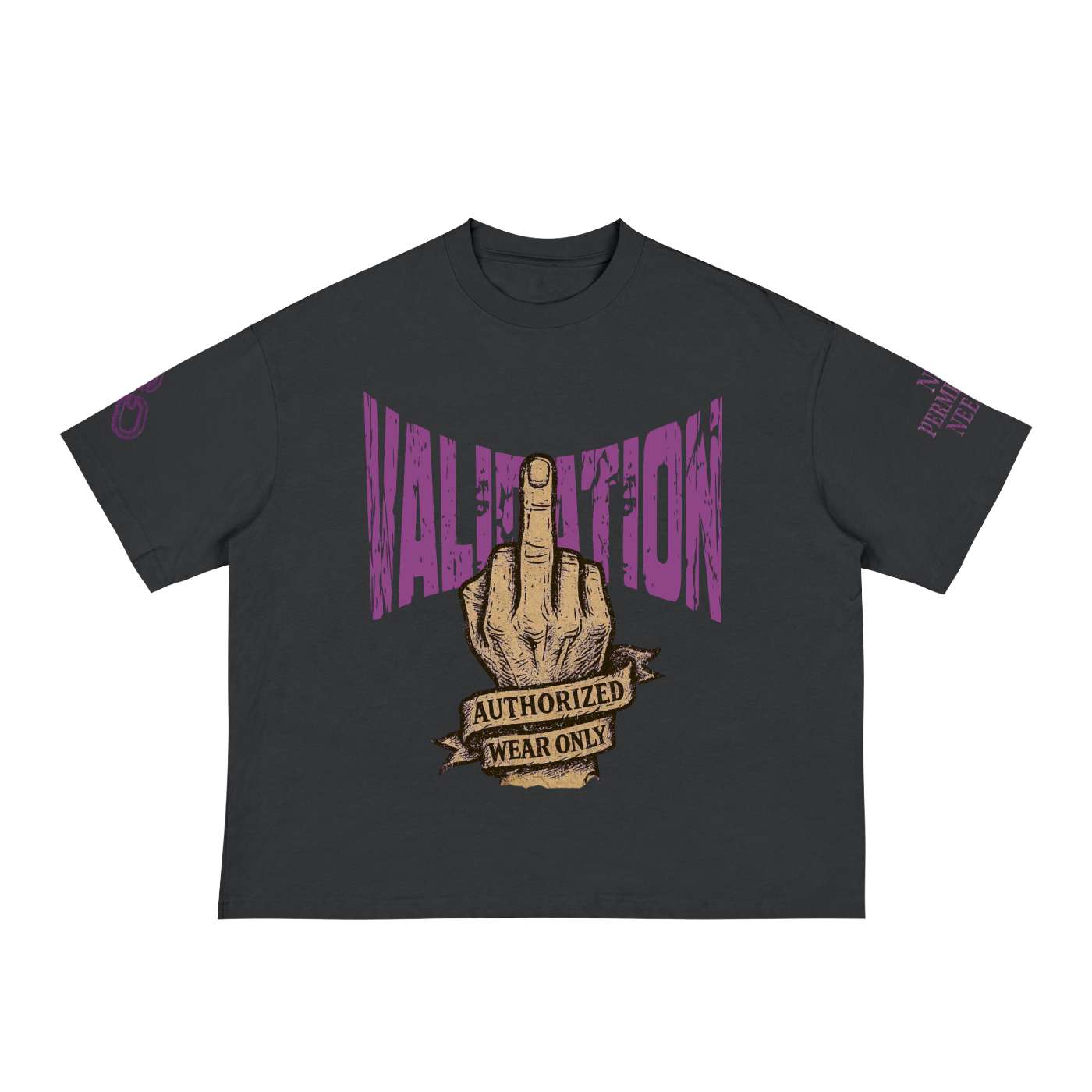 Fxxk Validation : Boxy Tee (PURPLE)