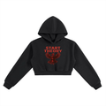 Start theory female crop hoodie