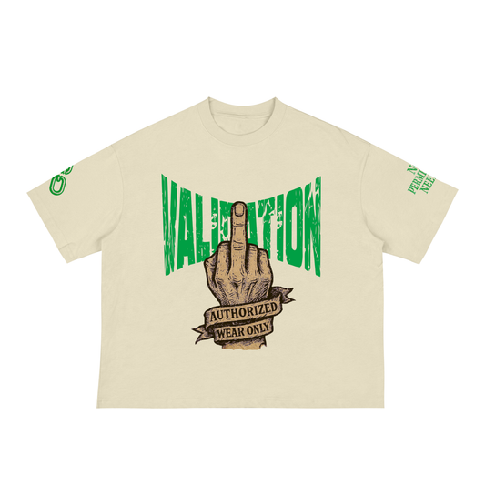 Fxxk Validation : Boxy Tee (GREEN)