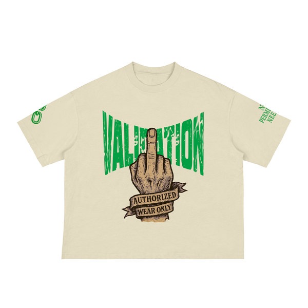 Fxxk Validation : Boxy Tee (GREEN)