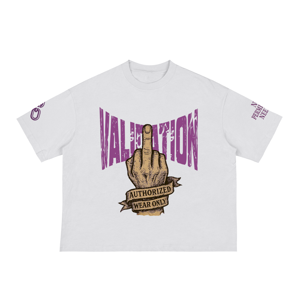 Fxxk Validation : Boxy Tee (PURPLE)