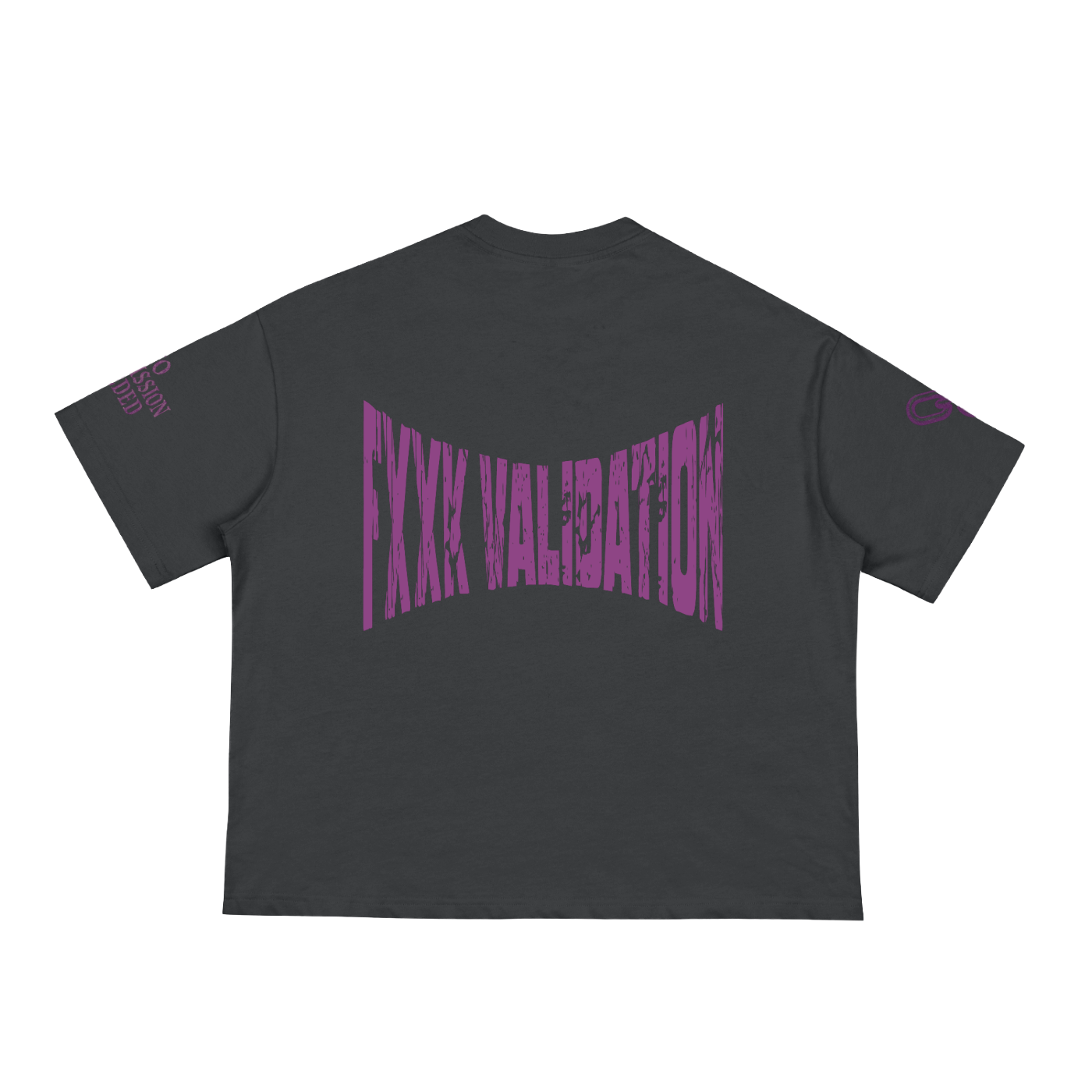 Fxxk Validation : Boxy Tee (PURPLE)